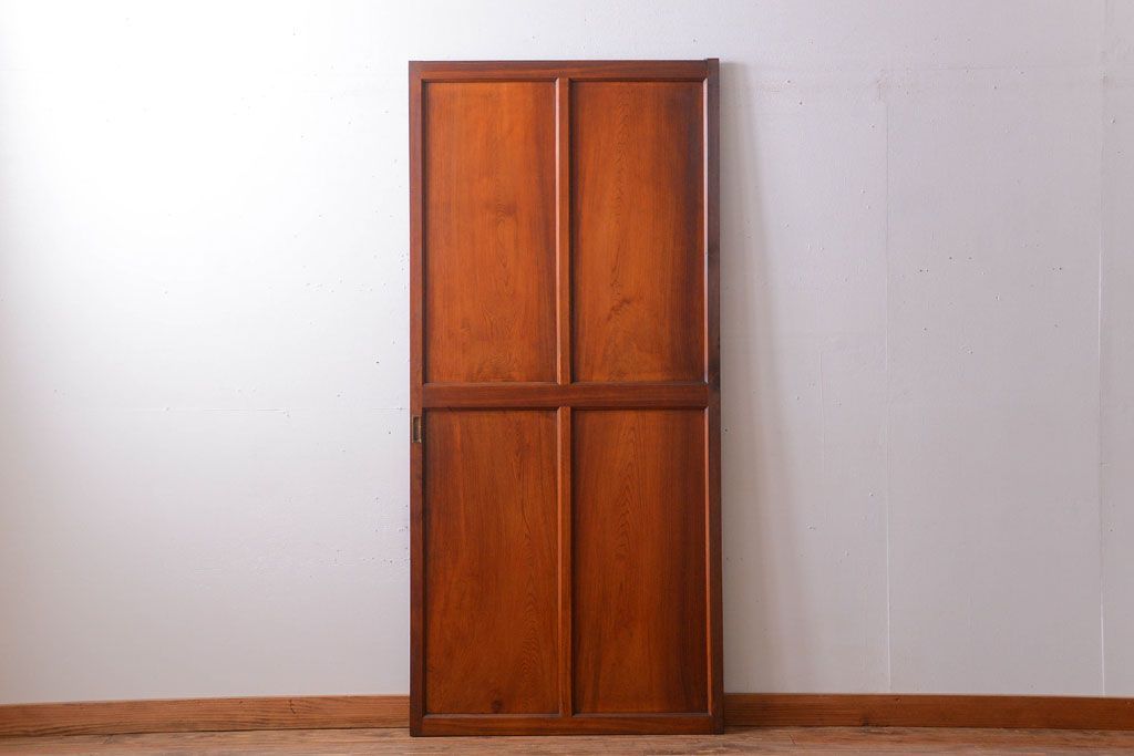 アンティーク　総檜材!上品な古い木の板戸