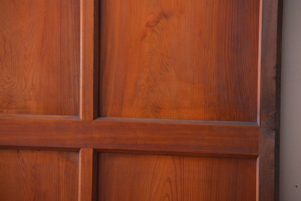 アンティーク　総檜材!上品な古い木の板戸