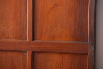 アンティーク　総檜材!上品な古い木の板戸