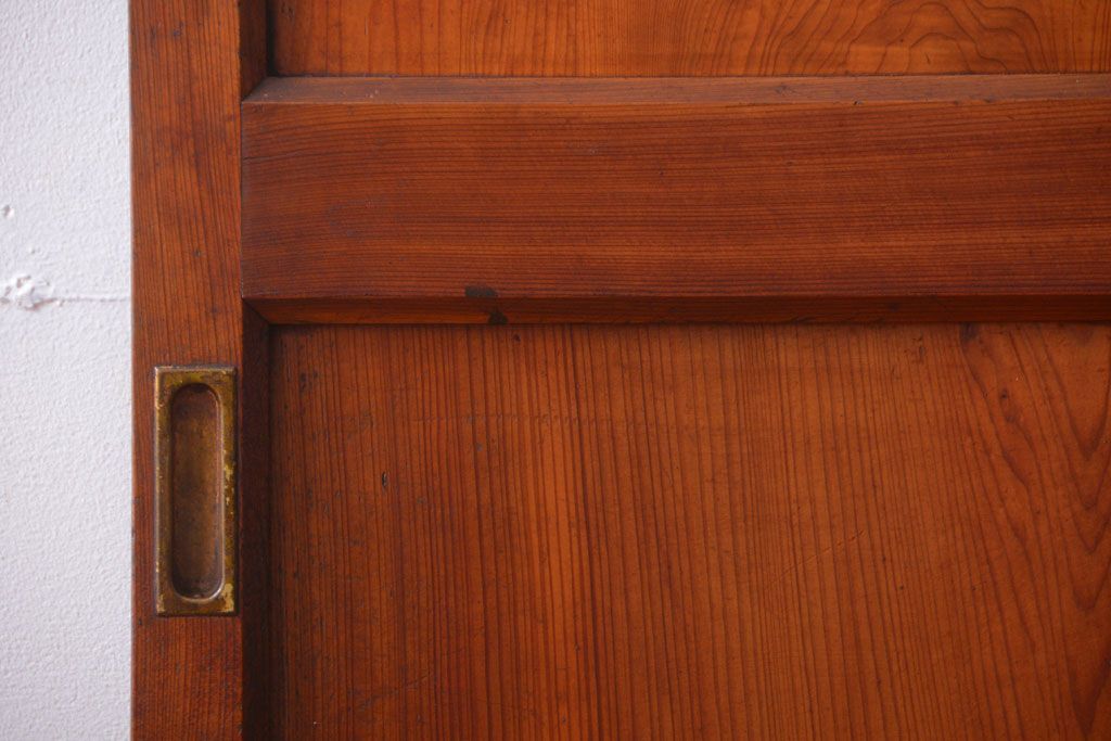 アンティーク　総檜材!上品な古い木の板戸