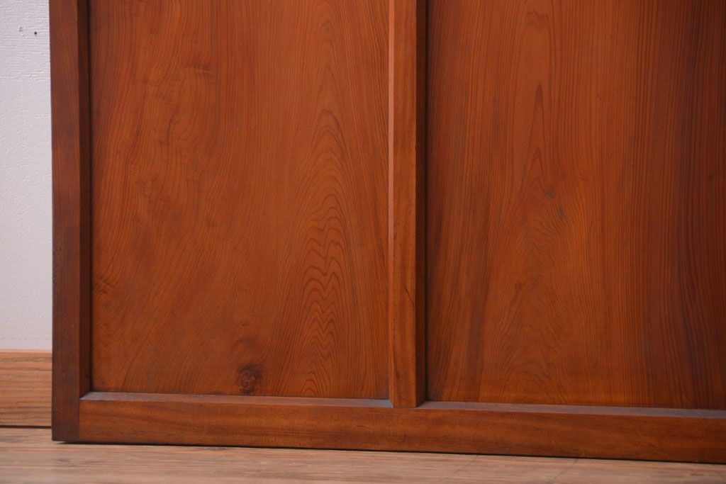 アンティーク　総檜材!上品な古い木の板戸