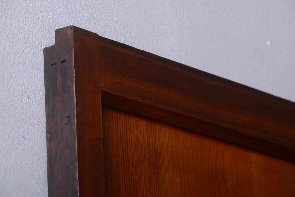 アンティーク　総檜材!上品な古い木の板戸