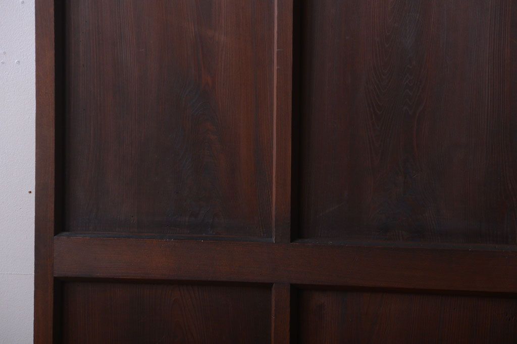 アンティーク　総檜材!上品な古い木の板戸