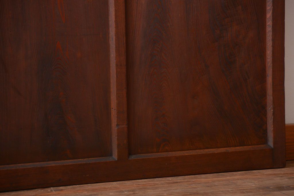 アンティーク　総檜材!上品な古い木の板戸