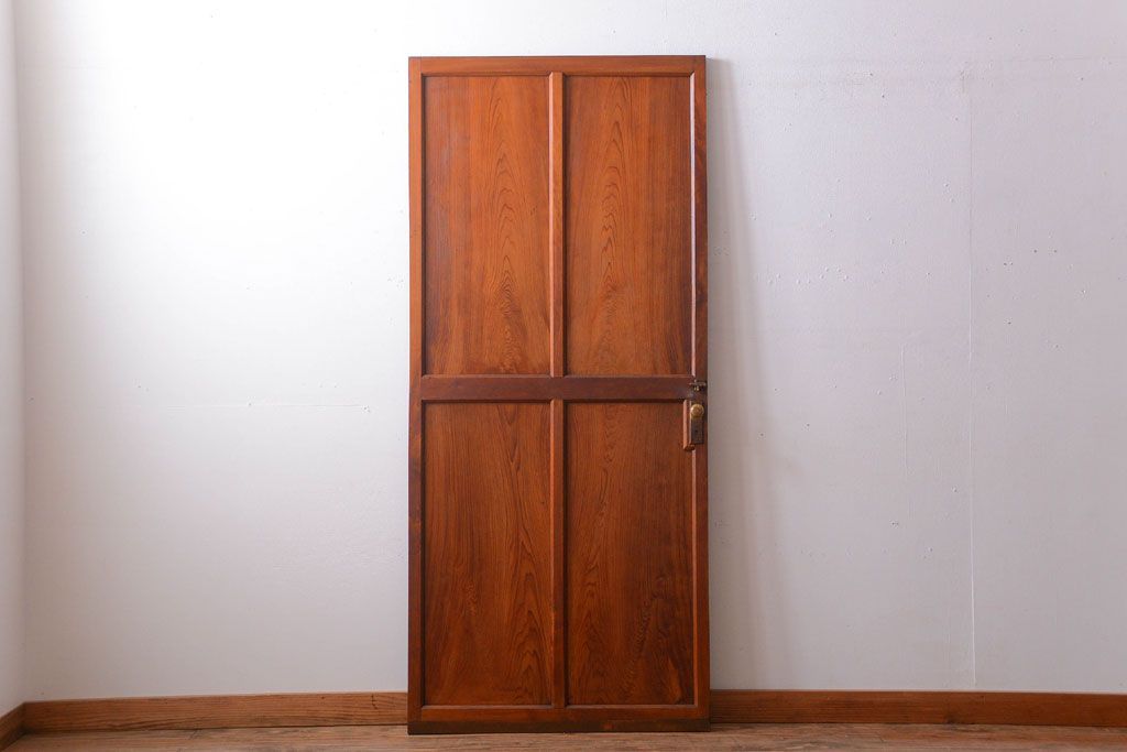 アンティーク　総檜材!上品な古い木のドア