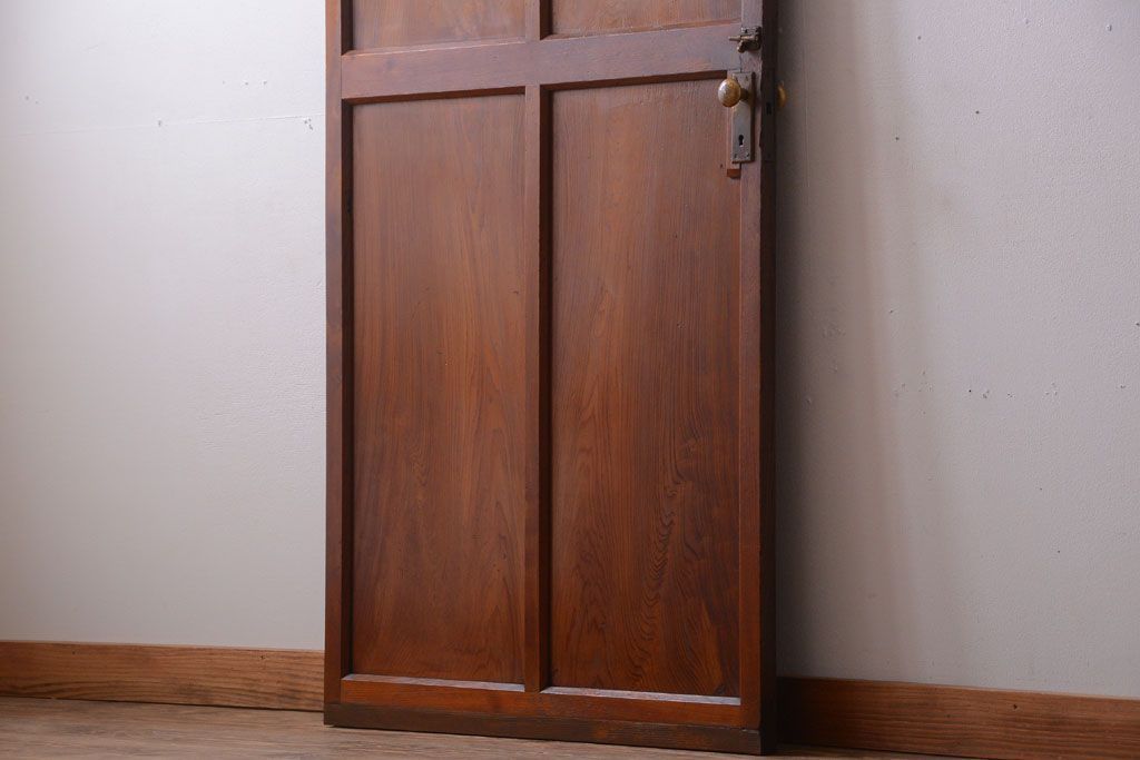 アンティーク　総檜材!上品な古い木のドア