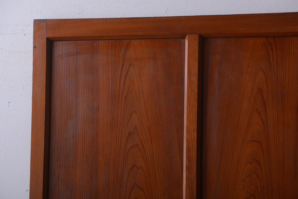 アンティーク　総檜材!上品な古い木のドア