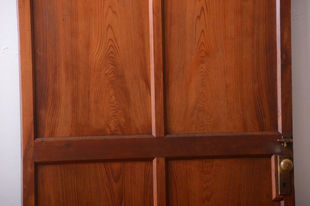 アンティーク　総檜材!上品な古い木のドア