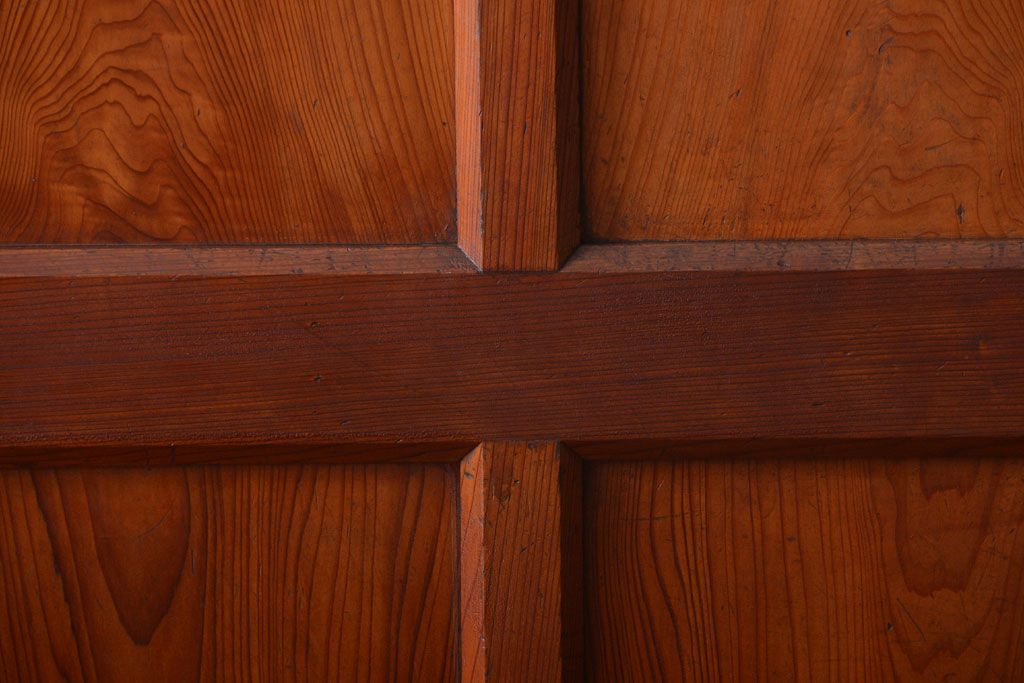 アンティーク　総檜材!上品な古い木のドア