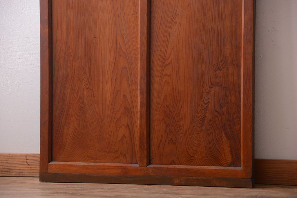 アンティーク　総檜材!上品な古い木のドア