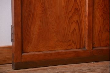 アンティーク　総檜材!上品な古い木のドア