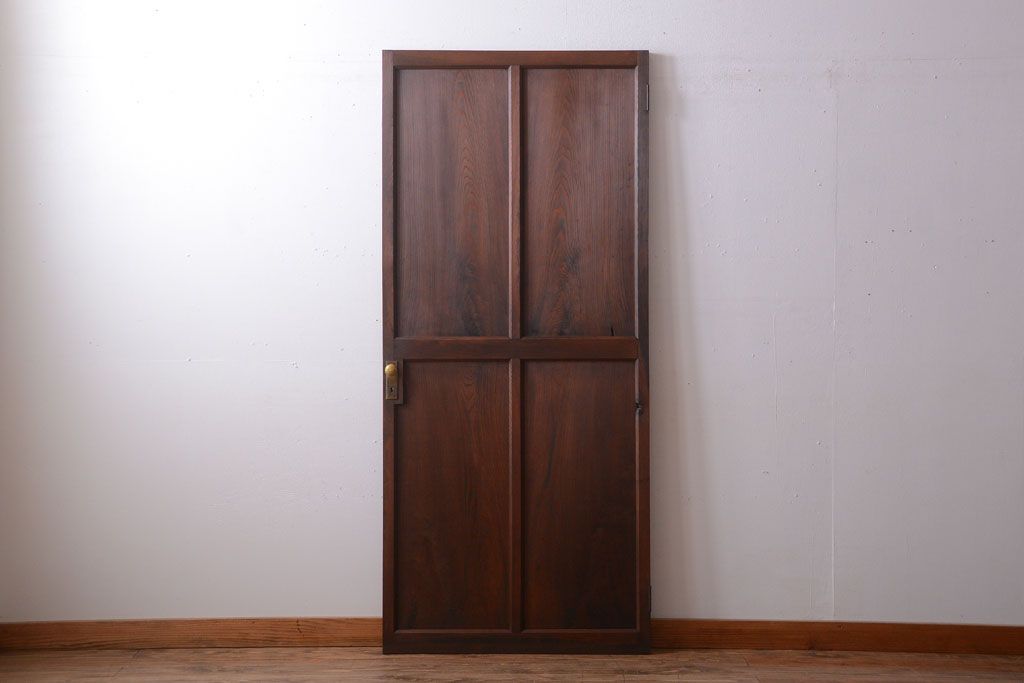 アンティーク　総檜材!上品な古い木のドア