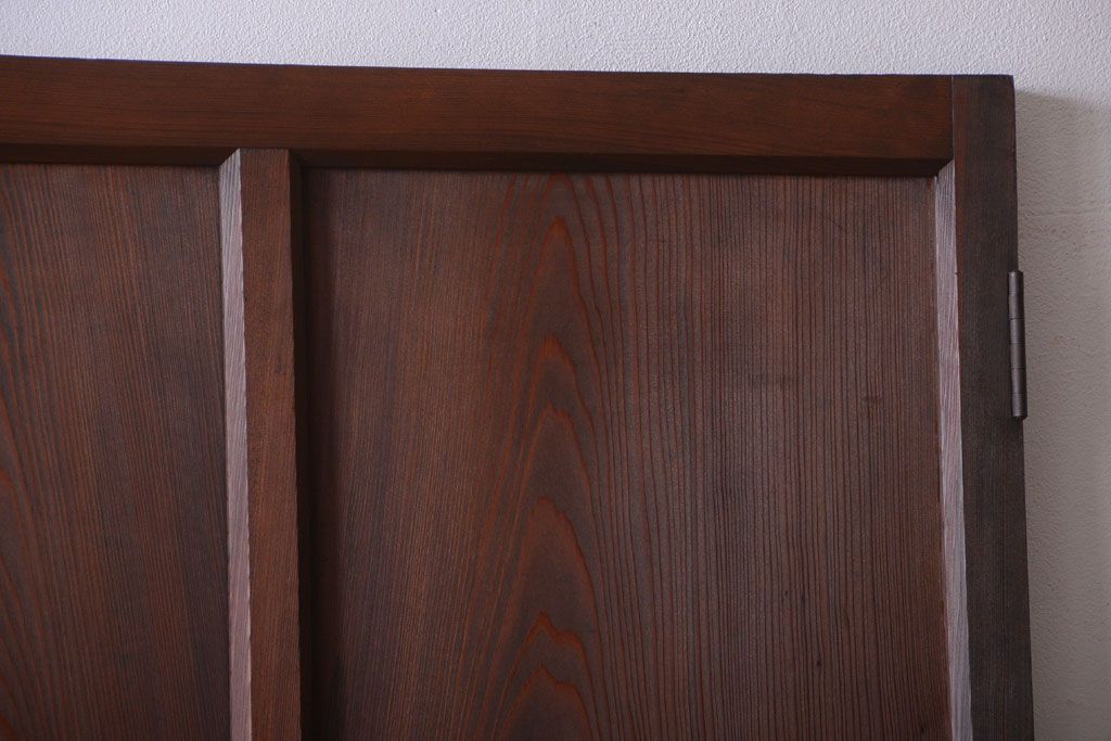 アンティーク　総檜材!上品な古い木のドア