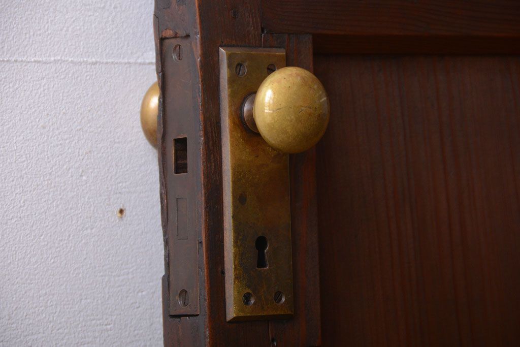 アンティーク　総檜材!上品な古い木のドア