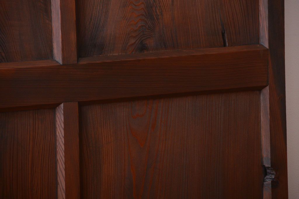 アンティーク　総檜材!上品な古い木のドア