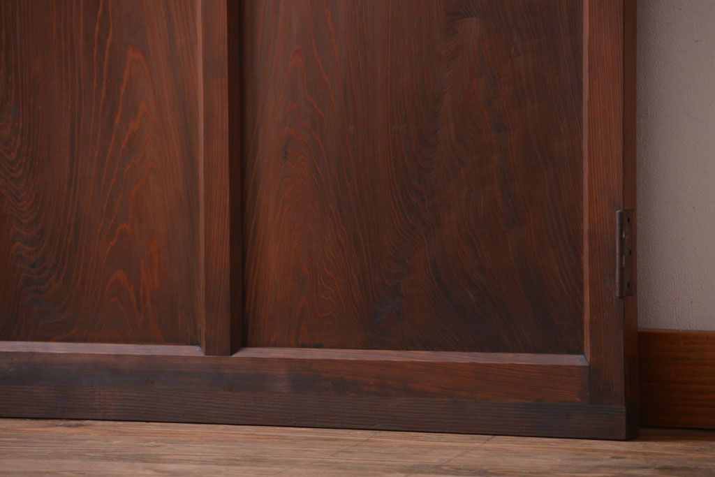 アンティーク　総檜材!上品な古い木のドア