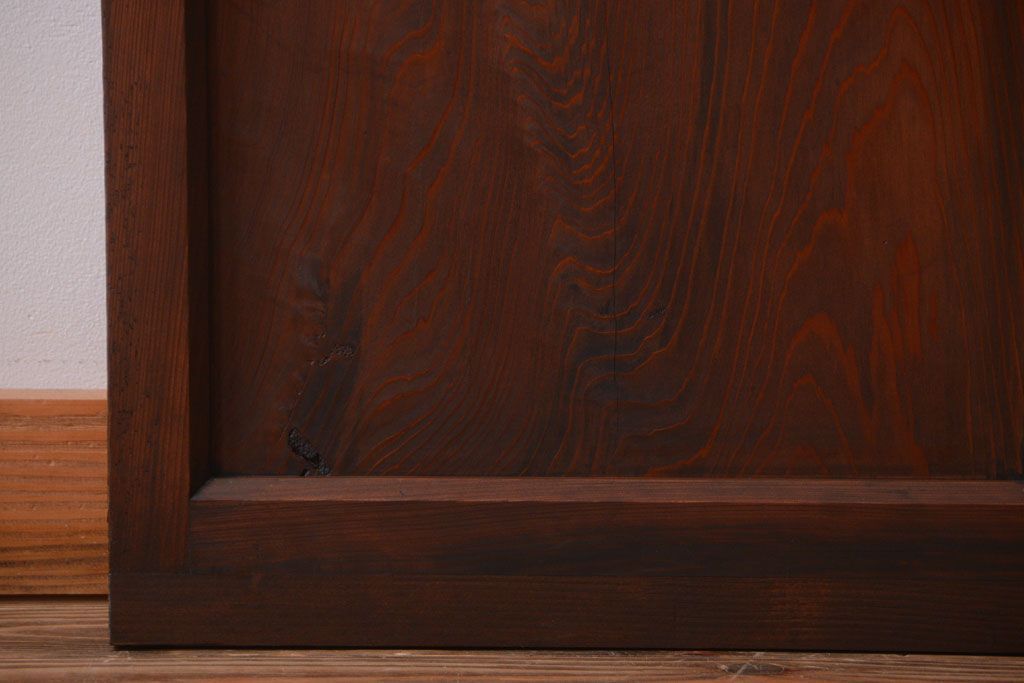 アンティーク　総檜材!上品な古い木のドア