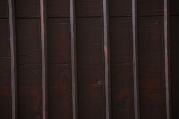 古民具・骨董　縦桟が味わい深いアンティーク格子板戸(窓)(1)