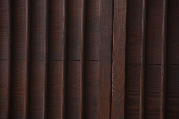 古民具・骨董　縦桟が味わい深いアンティーク格子板戸(窓)(2)