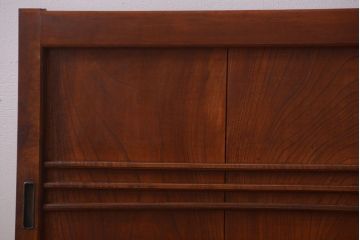 和製アンティーク　古い欅材の上質な引き戸2枚セット(1)