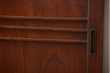 和製アンティーク　古い欅材の上質な引き戸2枚セット(1)