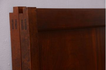 和製アンティーク　古い欅材の上質な引き戸2枚セット(1)