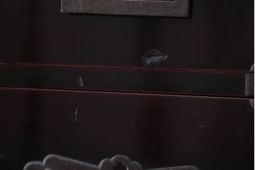 アンティーク家具　古民具・骨董　六丁引きの上手物!総桐材の重ね庄内箪笥(桐箪笥、桐たんす)