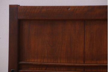 和製アンティーク　古い欅材の上質な引き戸2枚セット(2)