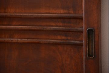 和製アンティーク　古い欅材の上質な引き戸2枚セット(2)