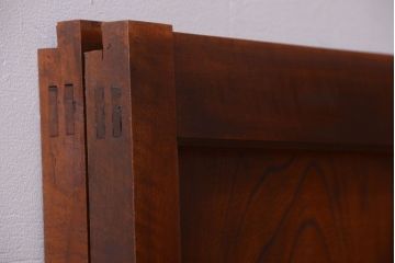 和製アンティーク　古い欅材の上質な引き戸2枚セット(2)