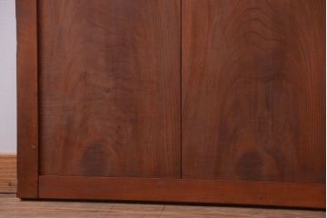 和製アンティーク　古い欅材の上質な引き戸2枚セット(2)