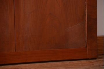 和製アンティーク　古い欅材の上質な引き戸2枚セット(2)