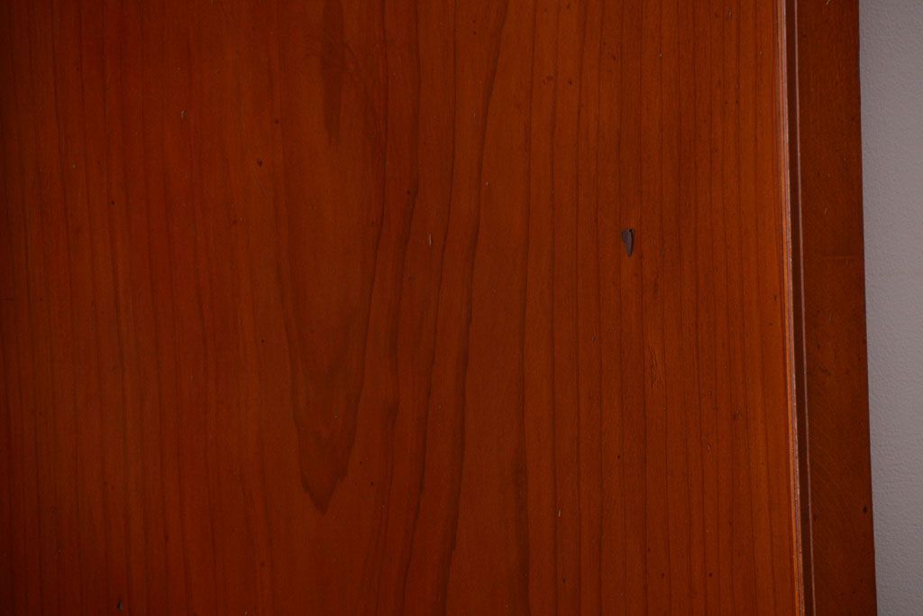 和製アンティーク　シンプルで上品な古い木の引き戸4枚セット(窓)