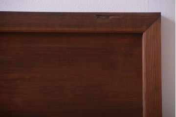 古民具・骨董　趣溢れる透かし彫りのアンティーク欄間2枚セット