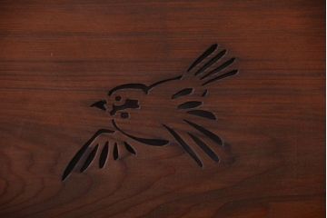 古民具・骨董　趣溢れる透かし彫りのアンティーク欄間2枚セット