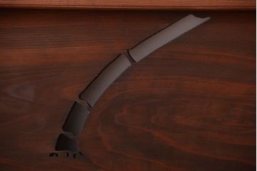 古民具・骨董　趣溢れる透かし彫りのアンティーク欄間2枚セット