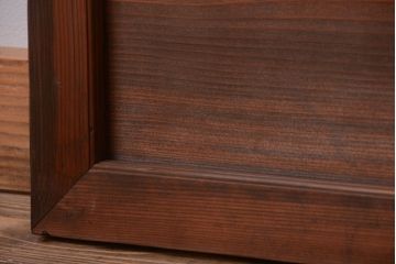 古民具・骨董　趣溢れる透かし彫りのアンティーク欄間2枚セット