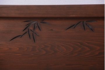 古民具・骨董　趣溢れる透かし彫りのアンティーク欄間2枚セット