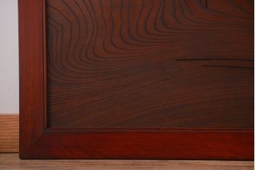 古民具・骨董　最高級品!漆が美しい欅一枚板の欄間(1)