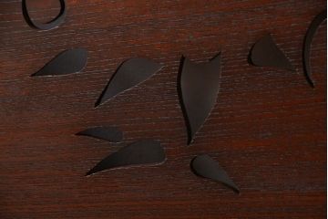 古民具・骨董　最高級品!漆が美しい欅一枚板の欄間(2)