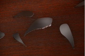 古民具・骨董　最高級品!漆が美しい欅一枚板の欄間(2)