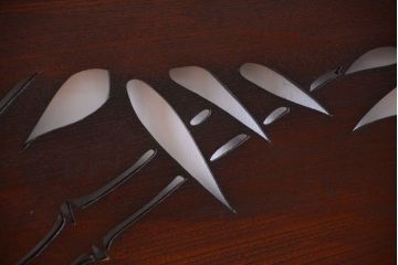 古民具・骨董　最高級品!漆が美しい欅一枚板の欄間(3)