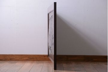 古民具・骨董　最高級品!漆が美しい欅一枚板の欄間(3)