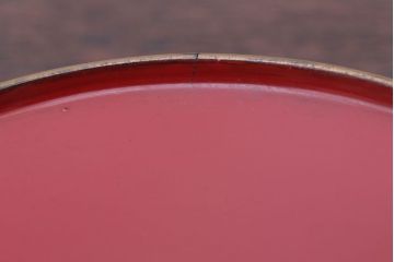 アンティーク雑貨　アンティーク　古い蒔絵の木製蓋付き椀4客