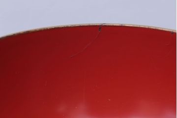 アンティーク雑貨　アンティーク　古い蒔絵の木製蓋付き椀4客