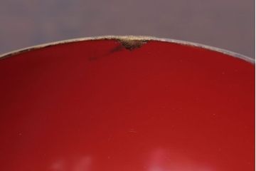 アンティーク雑貨　アンティーク　古い蒔絵の木製蓋付き椀4客