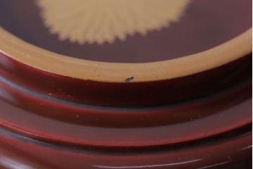 アンティーク雑貨　アンティーク　古い蒔絵の木製蓋付き椀10客