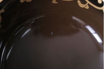 アンティーク雑貨　アンティーク　古い蒔絵の木製蓋付き椀10客