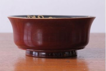 アンティーク雑貨　アンティーク　古い蒔絵の木製蓋付き椀10客