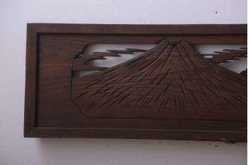 和製アンティーク　透かし彫りの欄間2枚セット